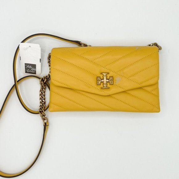 Tory Burch Handbags - Tory Burch Kira Golden Sunset Chevron Chain Wallet